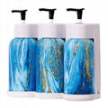 Liquid Amber Soap Shampoo Bathroom Motion Hotel Wall Hand Plastic Soap Dispenser 5
