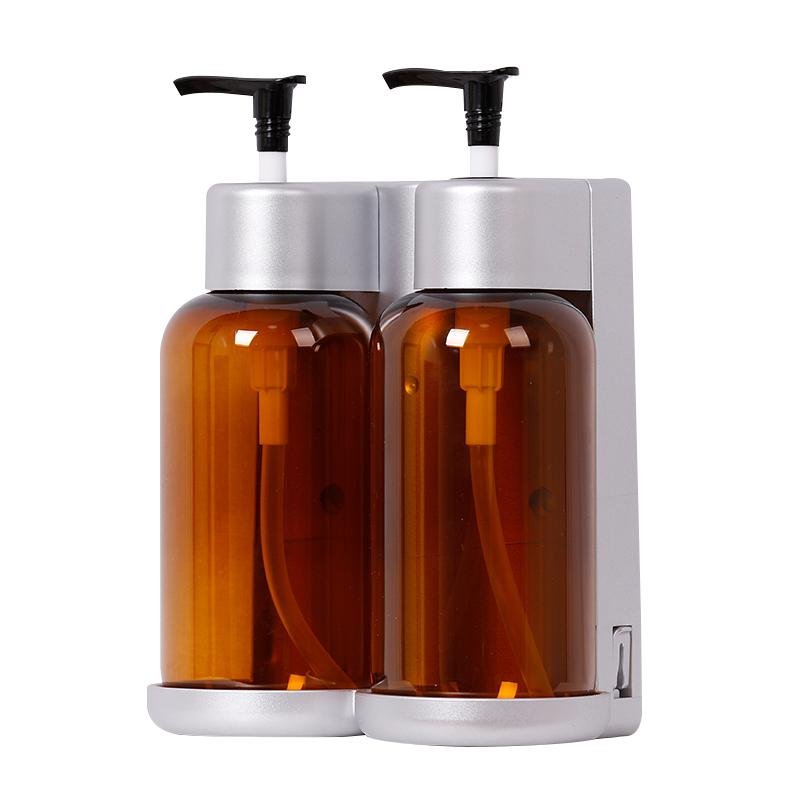 Double Dispenser Pumps Soap Dispenser Bathroom Wall Mounted Soap Dispenser 5