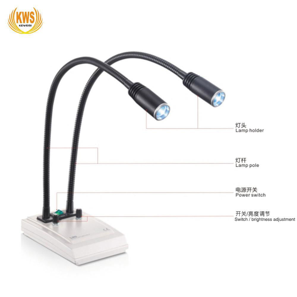 LED desk lamp with two heads two lamps 2