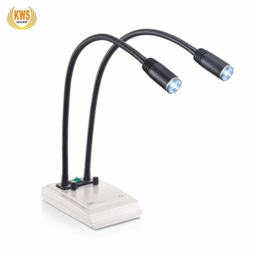 LED desk lamp with two heads two lamps
