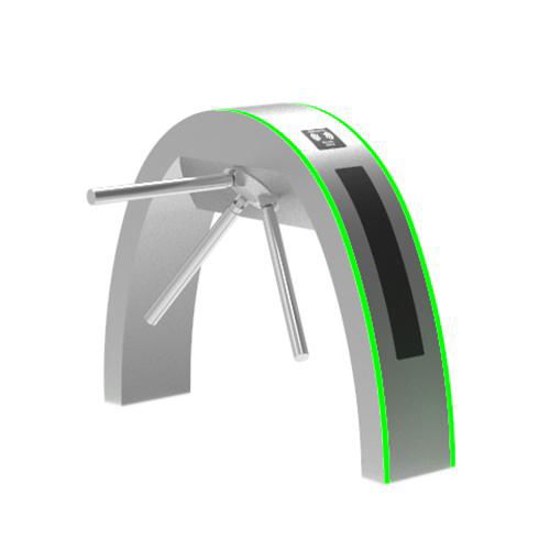 Waist-high pedestrian tripod turnstile 2