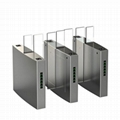 Automatic sliding turnstile gate