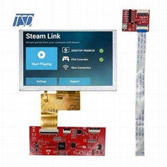 HMI 5 Inch TFT LCD with RTP 800x480 UART Interface 5 Inch Tft Lcd Display Module