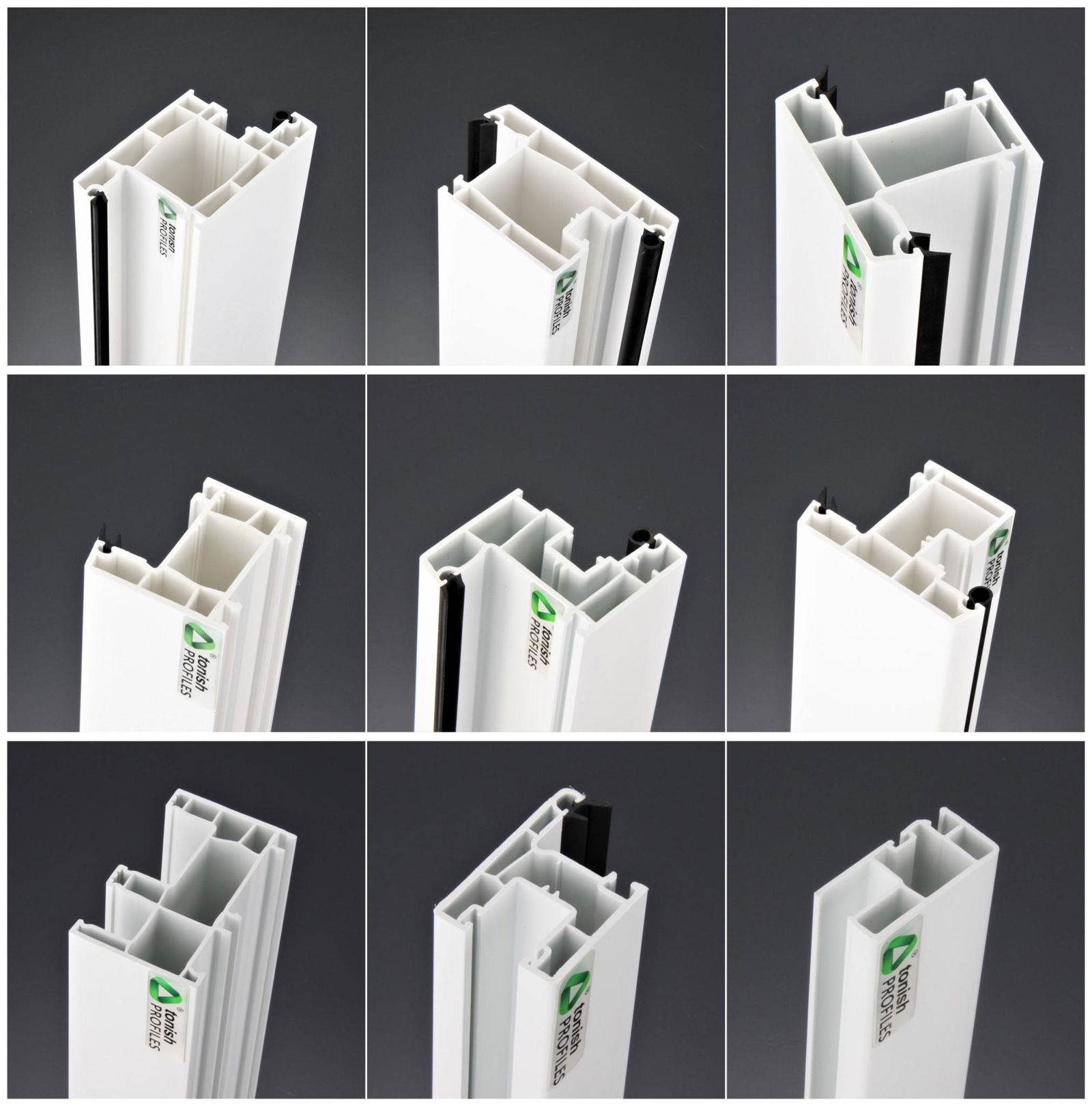 UV&Heat Resistance UPVC profiles 60mm sliding frame window Air-tightness 5