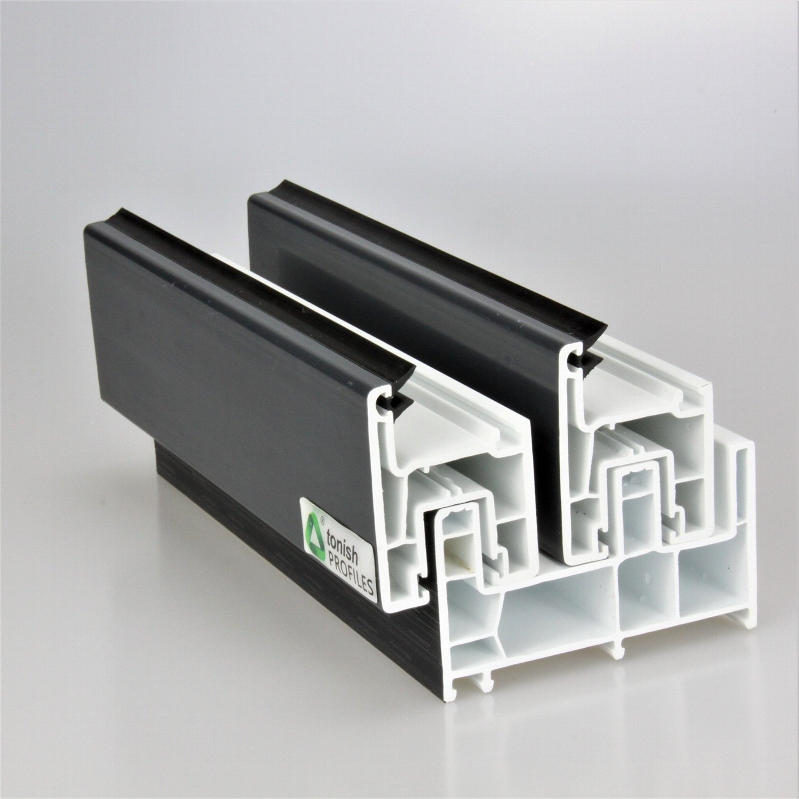 Top quality  92mm sliding system UPVC profiles for window and door 2