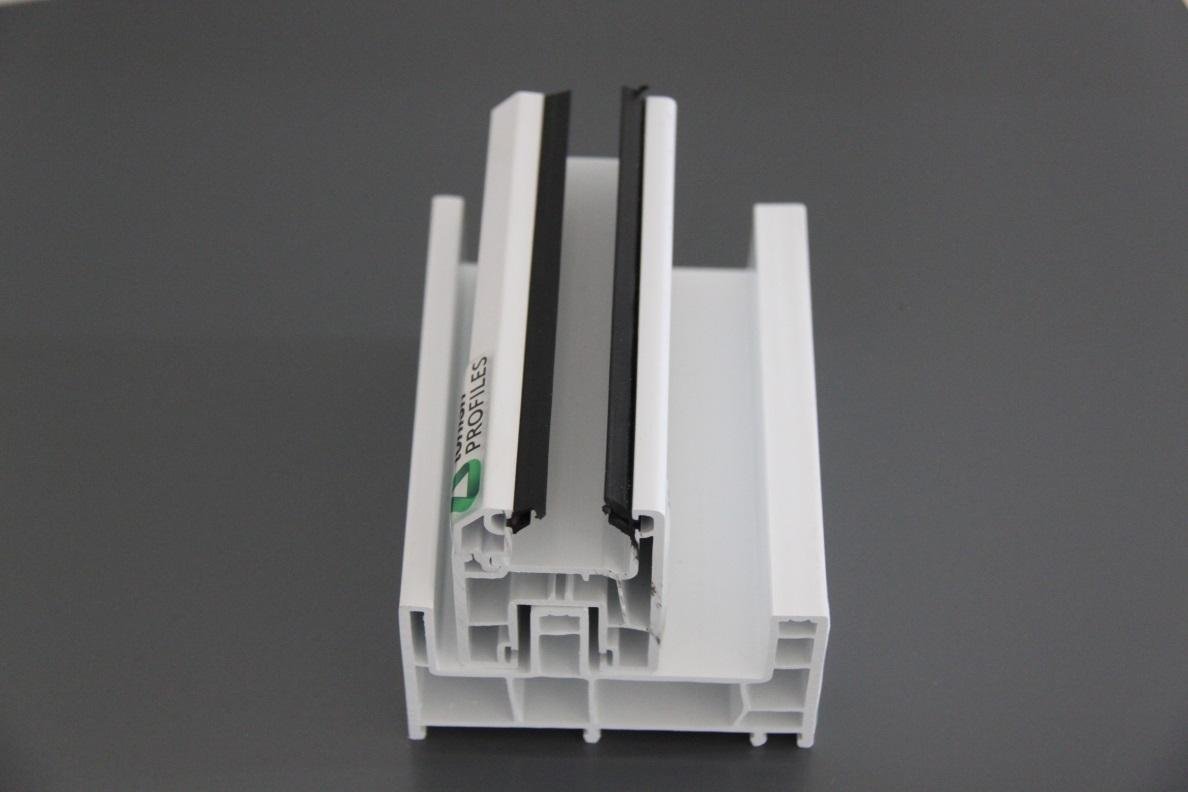 Factory supply 88mm sliding systems UPVC profiles for window 