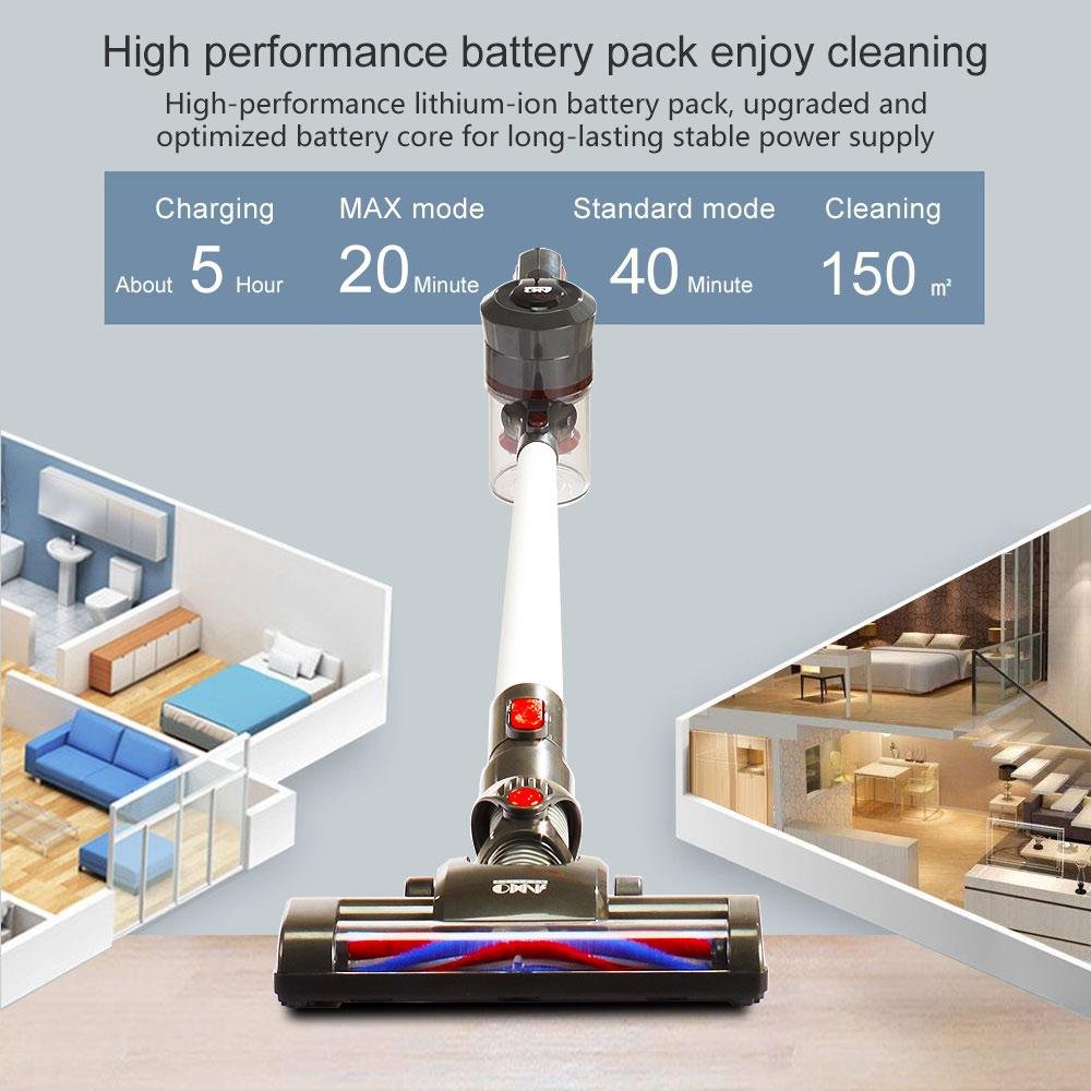 Legero Upright long lasting vacuum cleaner with wireless digital display  3