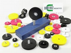 Neodymium Rubber Coated Magnet Strong