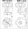 Piston pneumatic motor series 4