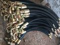 DIN EN857 1SC Steel Wire Braided Hydraulic Hose 1