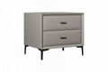 Modern style fashion double drawer nightstand