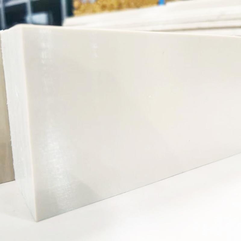 PPS板材白色耐高溫樹脂絕緣材料CNC數控車床阻燃塑料零件加工板棒 2