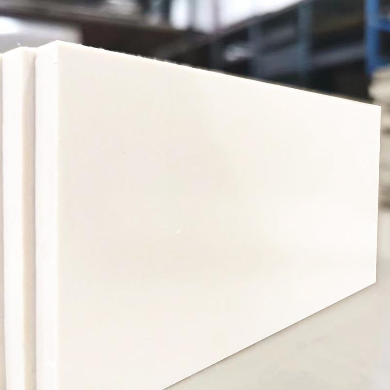 PPS板材白色耐高溫樹脂絕緣材料CNC數控車床阻燃塑料零件加工板棒