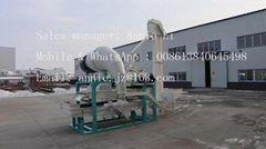 Advanced buckwheat hulling and separating machine