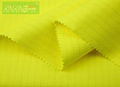 350gsm CVC60/39/1 FR AST water repellent Hi-Vis fluorescent yellow fabric      