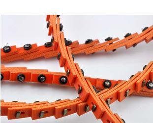 A13/4L Drives for Mechanical Parts Orange Color V Link Belt Tansmission Belt for