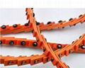 A13/4L Drives for Mechanical Parts Orange Color V Link Belt Tansmission Belt for 1
