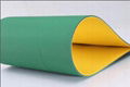 1.5mm Yellow-green Base Belt Nylon Conveyor Belt  Wear-resistant 1