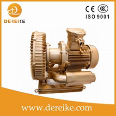 7.5HP Dereike 中国制造防爆侧通道环形鼓风机离心机 Bl