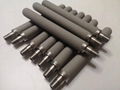 Sintered titanium rod filter for air