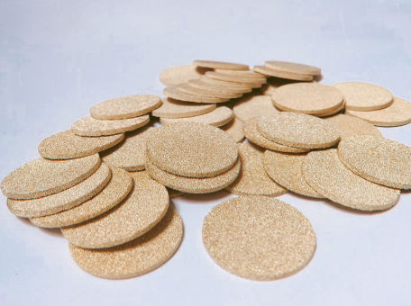 Sintered copper powder filter element 3