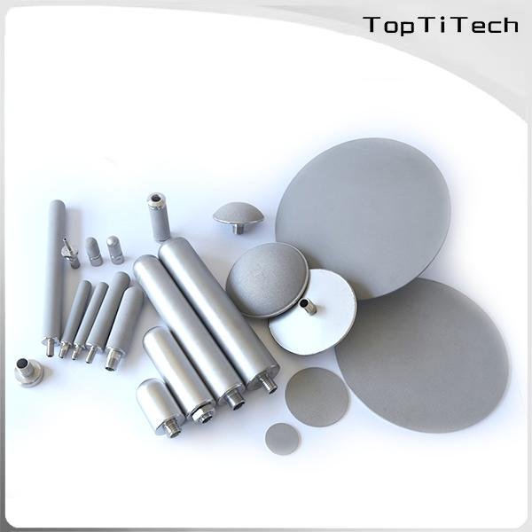 Polished stainless steel powder filter elements 2