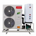 Central Heating Cooling with water heating Inverter All In One Air Heat pump 1