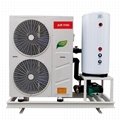 Central Heating Cooling with water heating Inverter All In One Air Heat pump