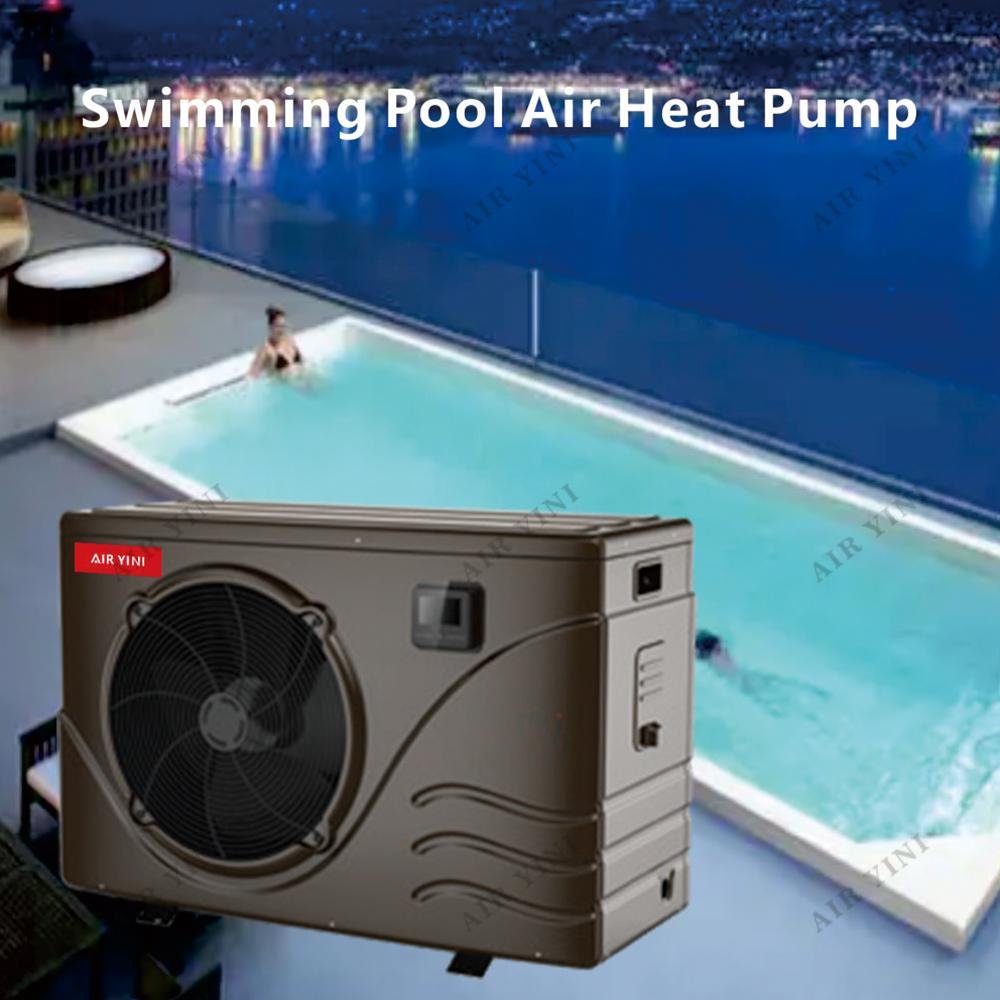 R32 small size outdoor jacuzzi spa heater air to water swimming pool heat pump 2