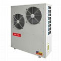 air source to water heat pump heating cooling with water heating water heater