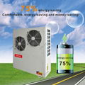 air source to water heat pump heating cooling with water heating water heater