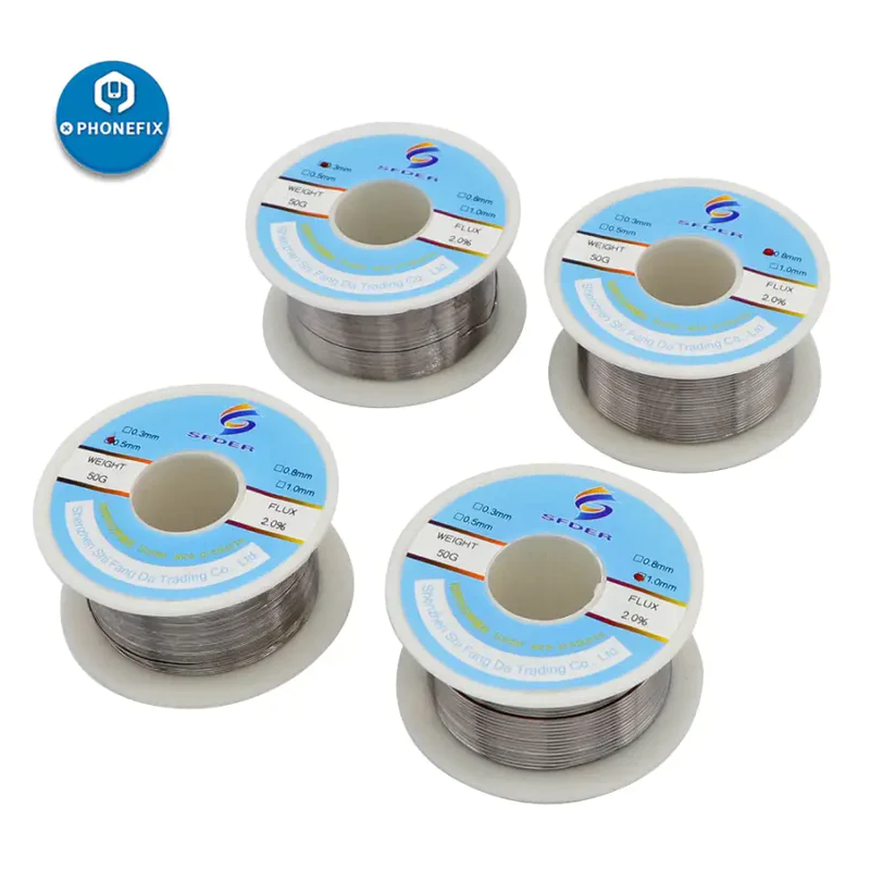 50g High Purity Rosin Solder Wire Core No Cleaning Wire 0.3 0.5 0.8mm