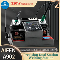 AIFEN A902 Double Welding Station C210 C245 C115 Soldering Tool