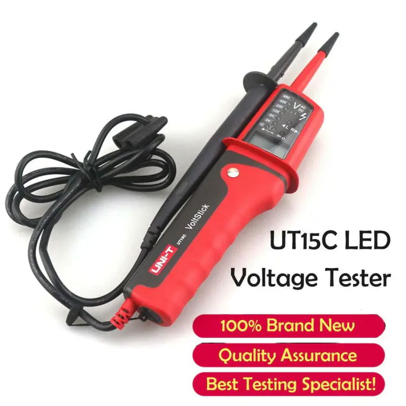 UNI-T UT15C AC Voltage Detector Waterproof Digital Multimeter 24V~690V AC/DC Vol