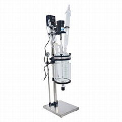 5L Jacketed Glass Reactor     5l Reactor      Cheap Jacketed Laboratory Reactor