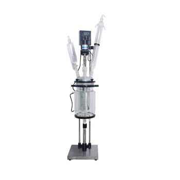 5L Jacketed Glass Reactor     5l Reactor      Cheap Jacketed Laboratory Reactor  3