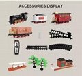 Promotional intelligence voice rc smoke train toy sets for kids