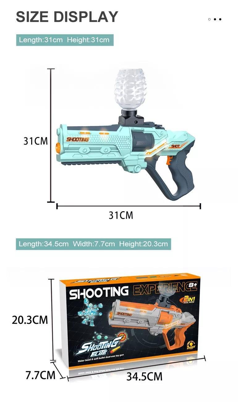 2022  Kids Outdoor Shooting Foam Bullet Crystal 7-8mm Ball Splatter  5