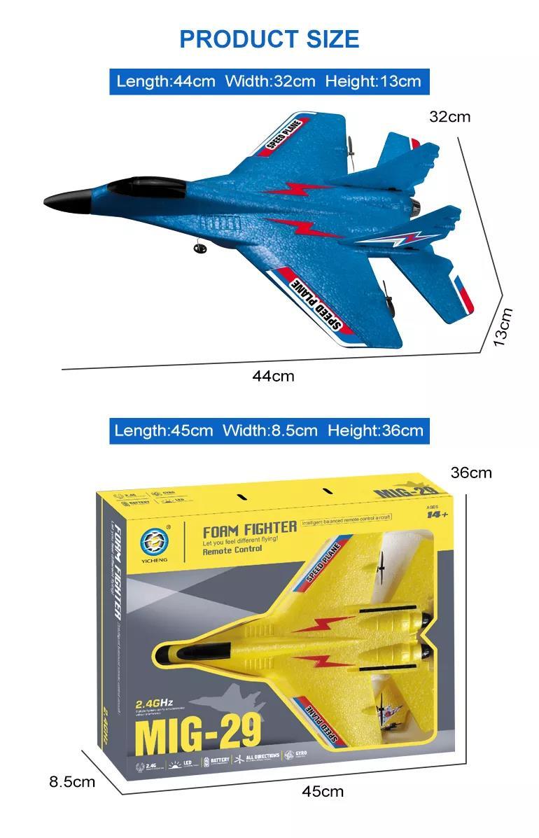 Top selling radio control foam airplane 2.4g fighter model toy 5