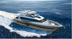 Aquitalia 95ft Flybridge Luxury Motor Customized Yachts Boat