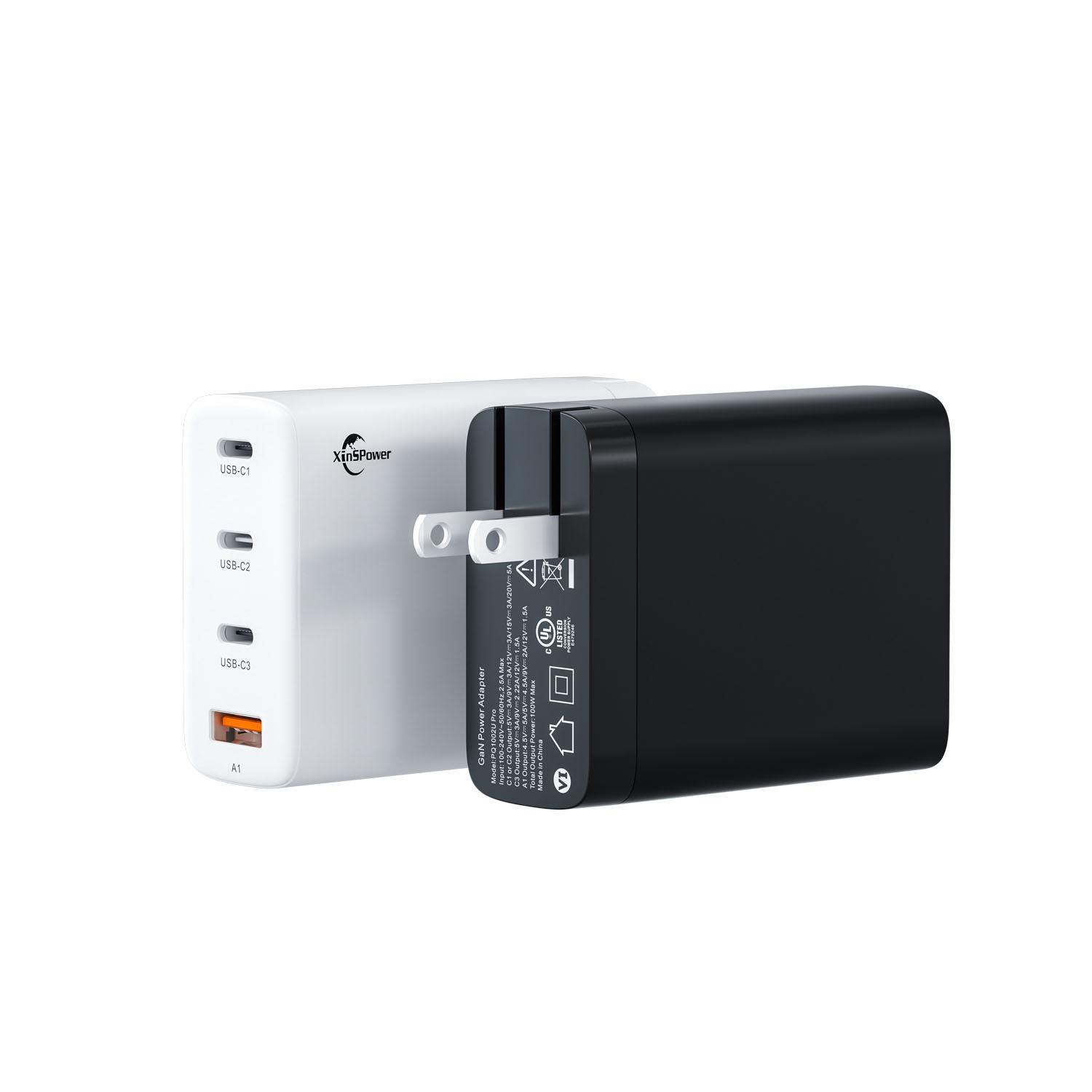 新斯宝100W3C1A氮化镓充电器PD快充电源插头 4
