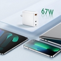 新斯宝67W2C1A氮化镓充电