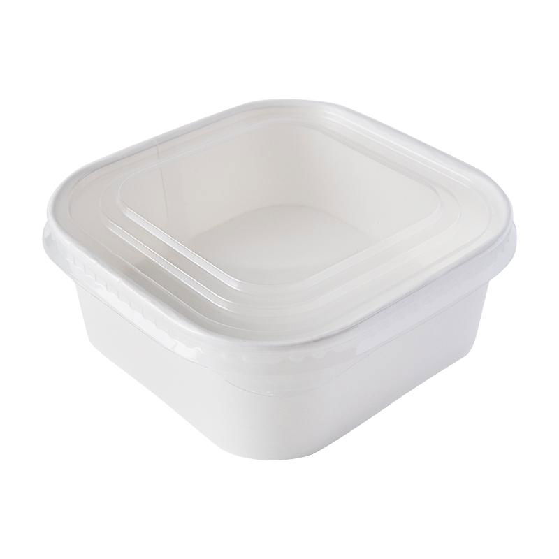 1000ml Square Paper Food Bowl 4