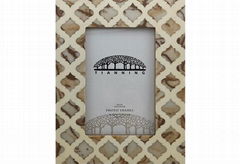 Damask Painting Bone Photo Frame