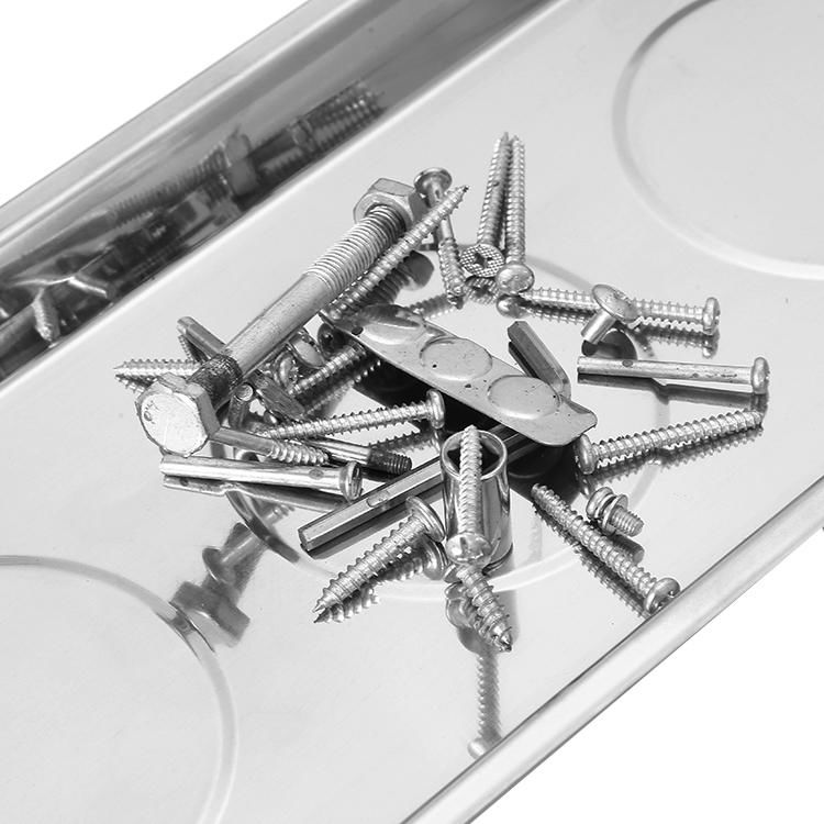 不鏽鋼長方形磁性工具盤強磁吸力磁性工具收納盤 3