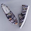 MAN SLIP ON VULCANZIED SHOES  CANVAS SHOES 4