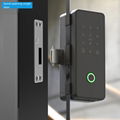 Electronic Digital Sliding Smart Glass Lock Smart Fingerprint Door Lock 3