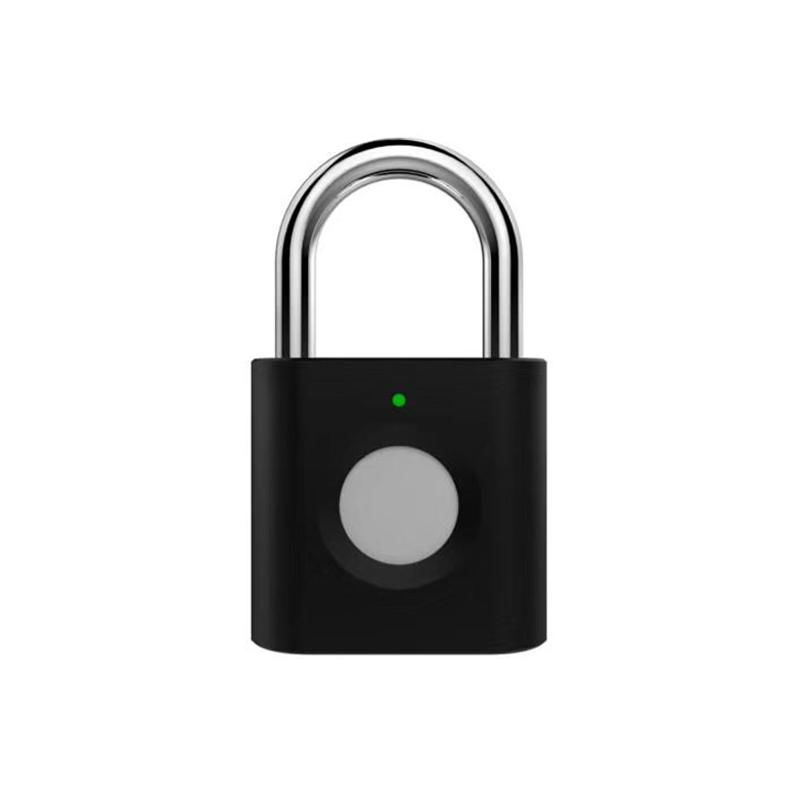 Custom Usb Rechargeable Smart Fingerprint Padlock FOR Suitcase Backpacks Padlock