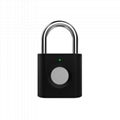 Custom Usb Rechargeable Smart Fingerprint Padlock FOR Suitcase Backpacks Padlock