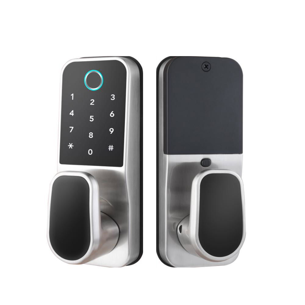 Modern American Fingerprint Phone App Control Security Door Smart Door Lock